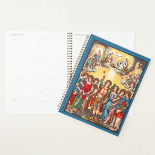 Les Sept Archanges (CP 001; Chromolithographe)