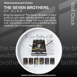 Les Sept Frères d'Elko Horloge Murale