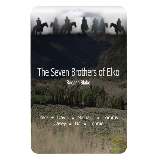 Les Sept Frères d'Elko Magnet Photo Flexible (Vertical)