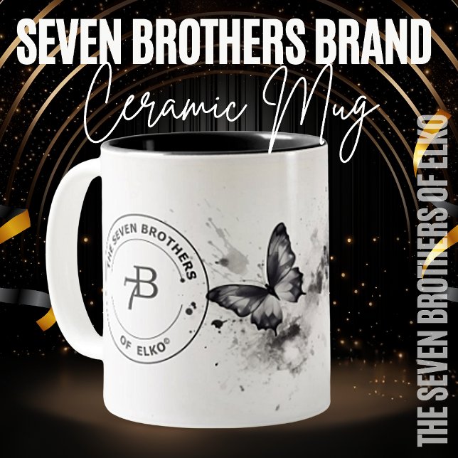 Les Sept Frères d'Elko Mug Papillon (Créateur téléchargé)