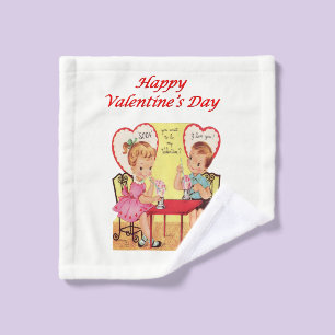 Les serviettes de bain fixent la Saint-Valentin