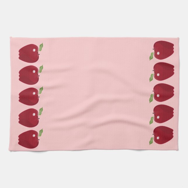 Les serviettes Lined up de Red Apple (Horizontal)