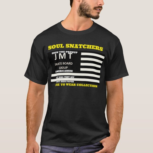LES SNATCHERS ÂMES. T-shirt basique foncé (Devant)