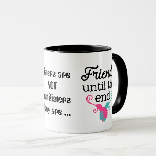 Les soeurs ne sont pas simplement tasse de café (Devant droit)