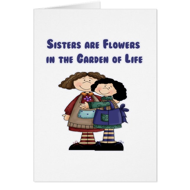 Les soeurs sont des fleurs dans le jardin de la (Devant)