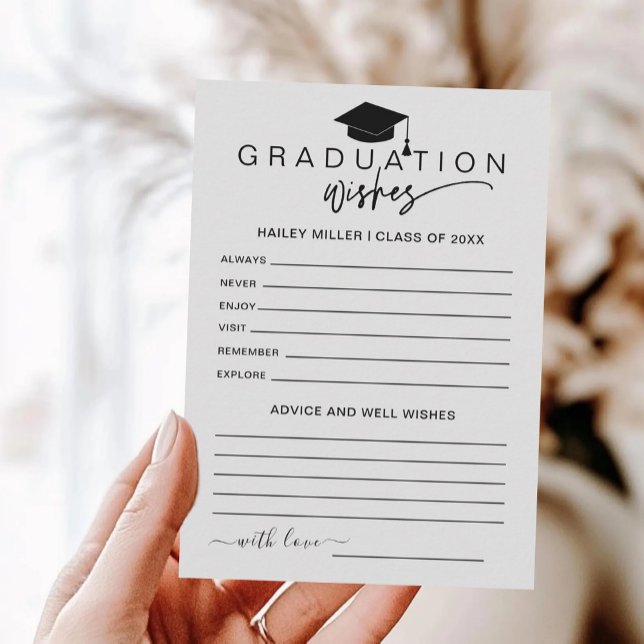 Les souhaits de diplôme avec l'amour Personnaliser (Créateur téléchargé)