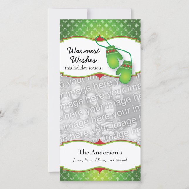 Les souhaits les plus chauds avec le carte photo (Devant)