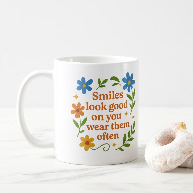 Les sourires vous vont bien - Tasse (Avec donut)