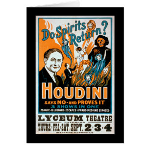 Les spiritueux retournent-ils ? Houdini dit que le