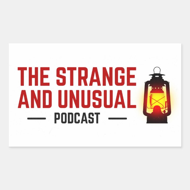 Les Stickers Podcast étranges et inhabituels (Devant)