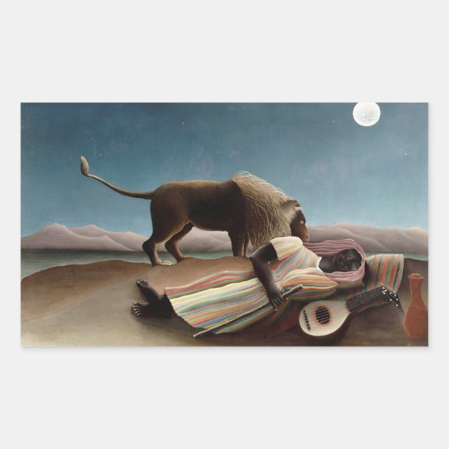 Les stickers Tziganes couchés de Rousseau (Devant)