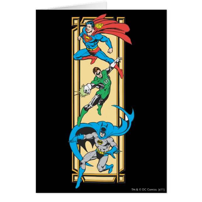 Les superhéros en action (Devant)