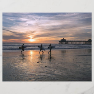 Les surfeurs californiens du Sunset Scrapbook Pape