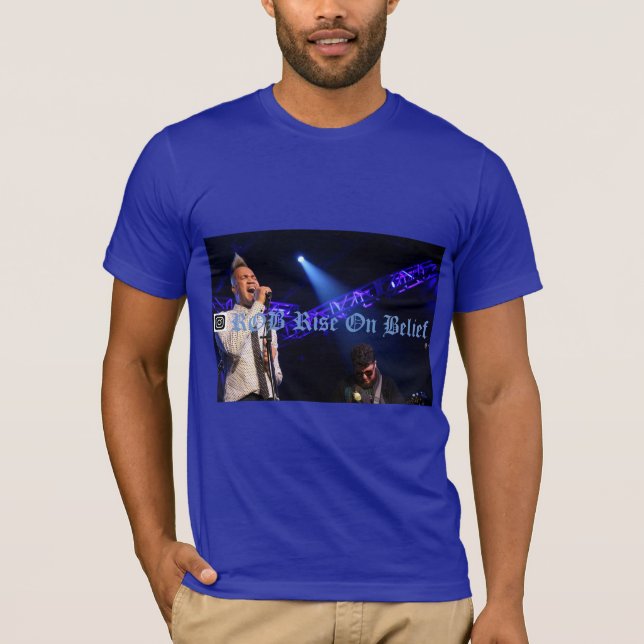 Les T-shirts de la photo "Rising On Belief" (Devant)