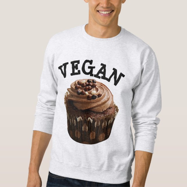 LES T-SHIRTS DE VEGAN CUPCAKE SWEAT - SHIRTS À CAP (Devant)