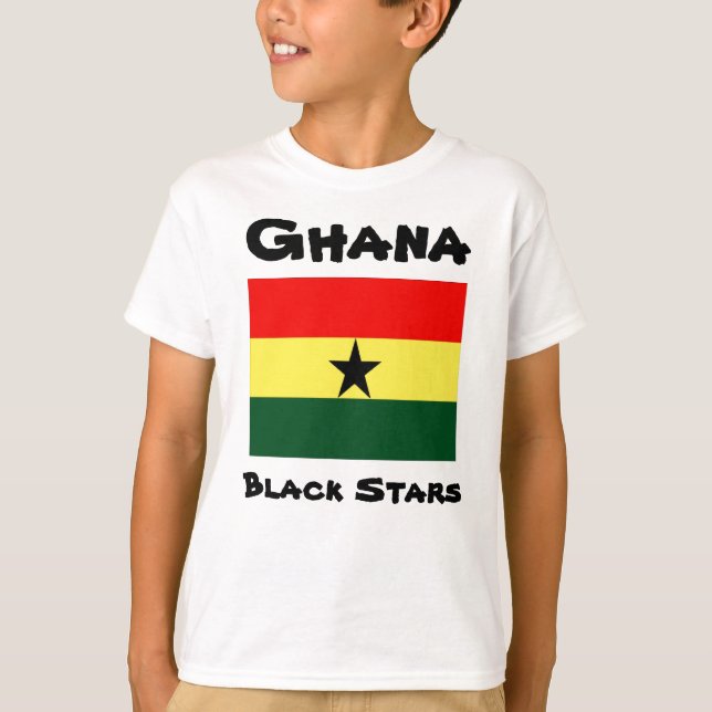 Les t-shirts des enfants des stars noires du Ghana (Devant)