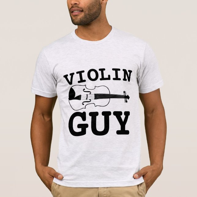LES T-SHIRTS DES HOMMES VIOLIN GUY (Devant)