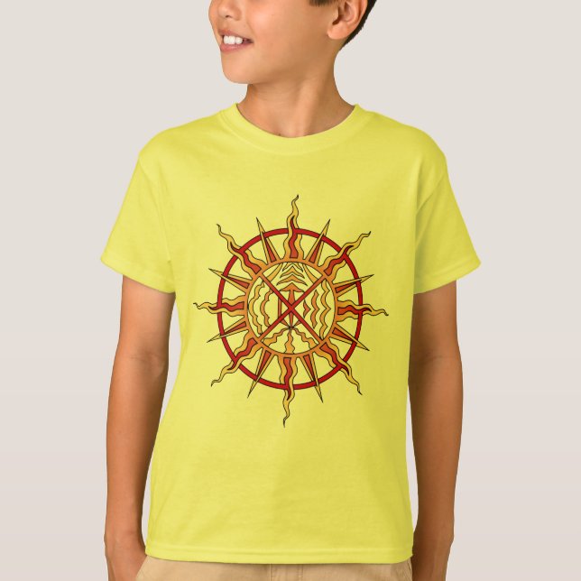 Les T-shirts des Premières Nations de l'enfant L'a (Devant)