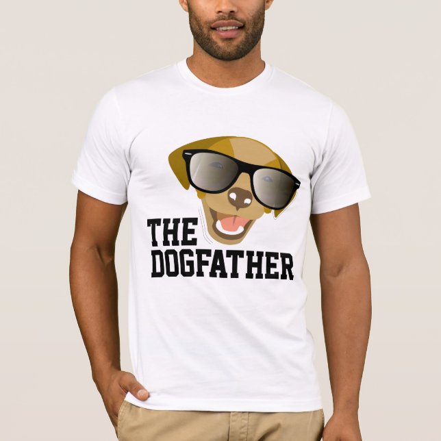 LES T-shirts DOGFATHER FUNNY DOG (Devant)