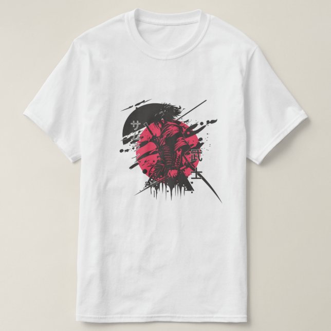 Les T-shirts du Guerrier du Soleil Rouge  (Design devant)