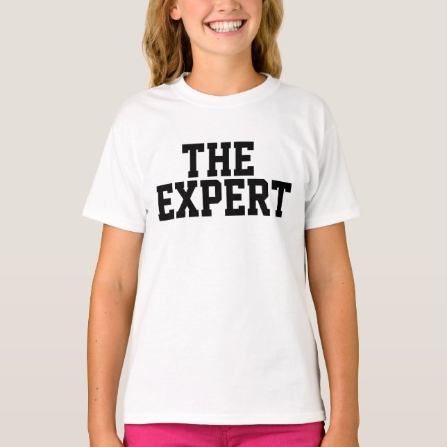 LES T-shirts EXPERT pour enfants (Devant)