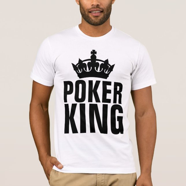 LES T-shirts Tee - shirts POKER KING HOMMES (Devant)