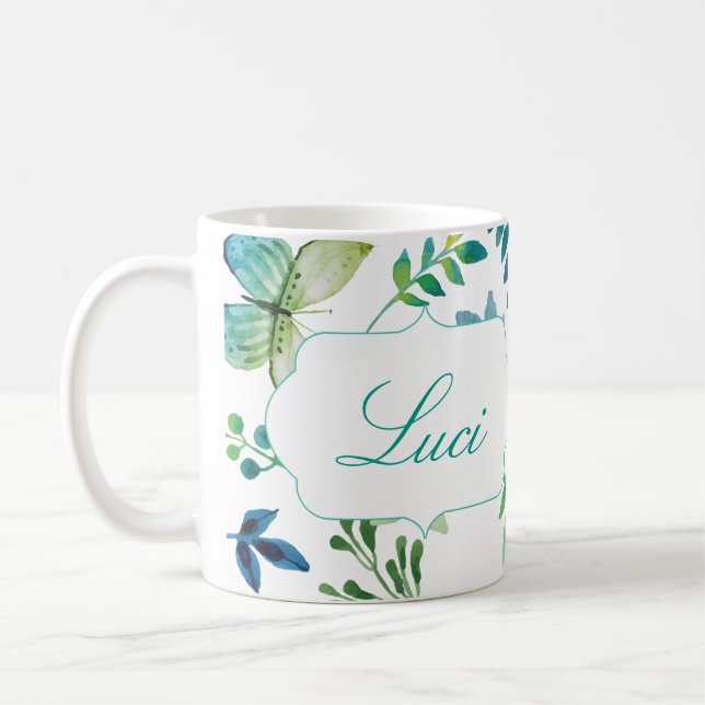 Les tasses de café nommées faites sur commande de (Gauche)