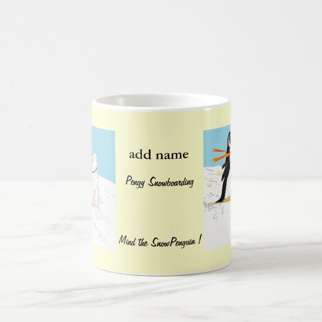 Les tasses de snowboarding de Pengy ajoutent le (Centre)