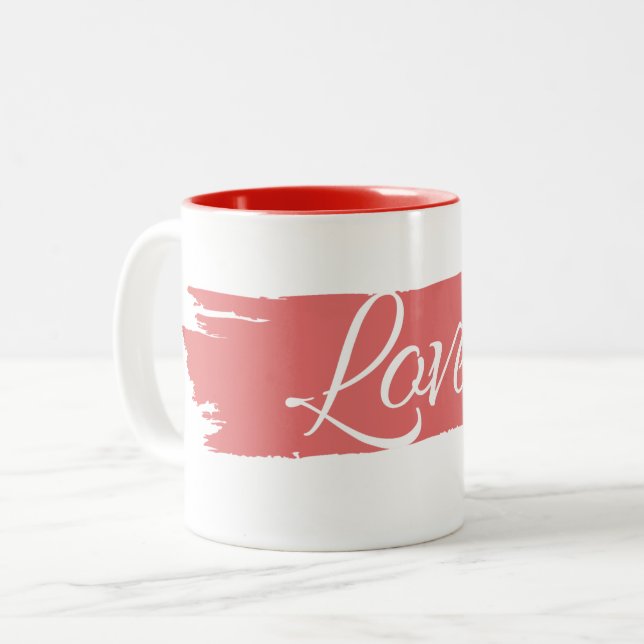 Les tasses du jour de l'amour (Devant gauche)