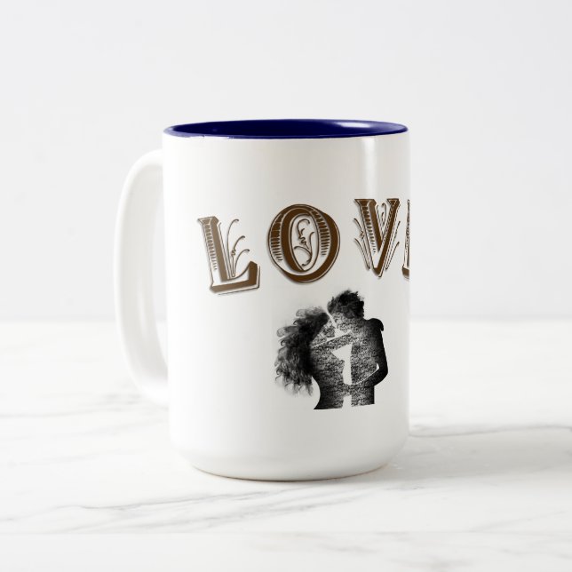Les tasses du jour de l'amour (Devant gauche)