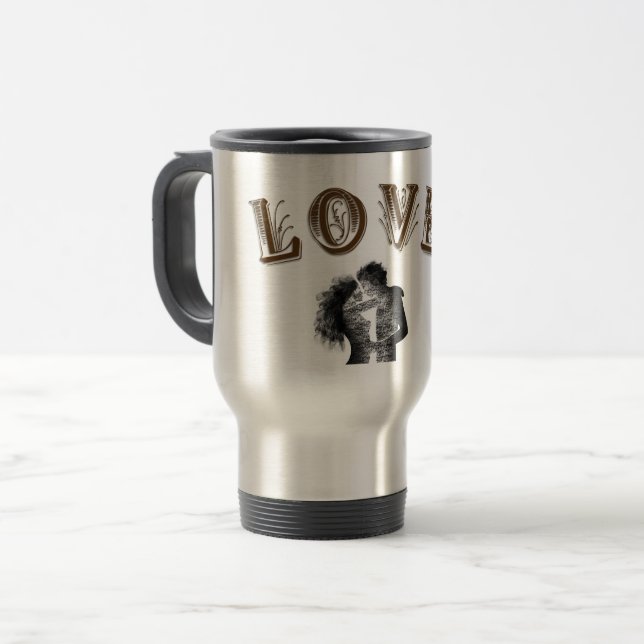 Les tasses du jour de l'amour (Devant gauche)