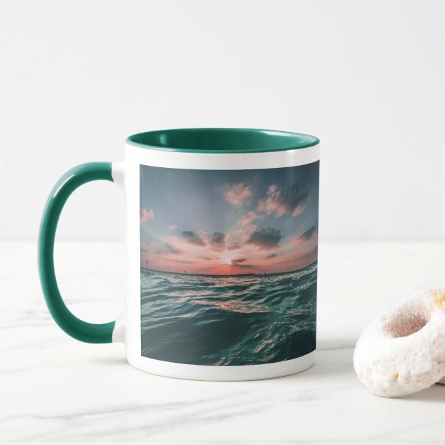 Les tasses Ocean Sunset (Avec donut)
