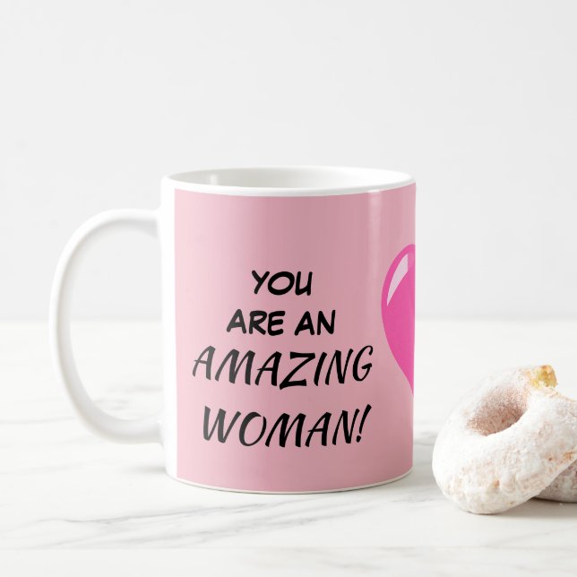 Les tasses romantiques, vous êtes les femmes (Avec donut)