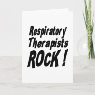 Les thérapeutes Respiratoires Rock! Carte de voeux