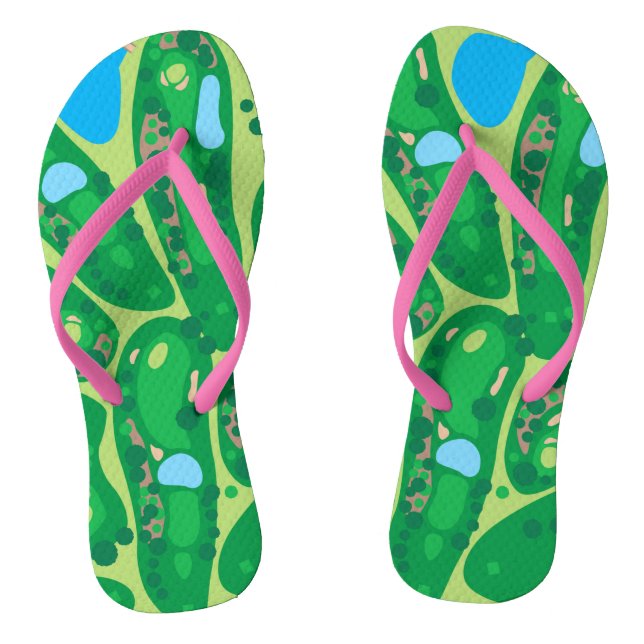 Les tongs amusants de Golfer (Semelle)