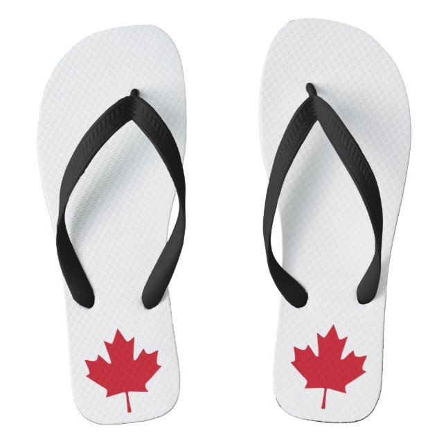 Les tongs de feuilles d'érable du Canada (Semelle)