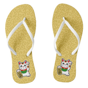 Les tongs japonais de Maneki Neko