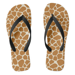 Les tongs Motifs de la Girafe