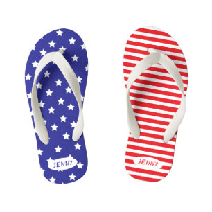 Les tongs patriotiques des enfants