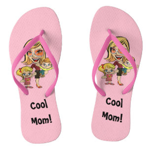 Les tongs roses de maman Cool