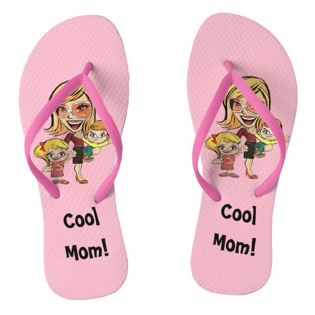 Les tongs roses de maman Cool (Semelle)