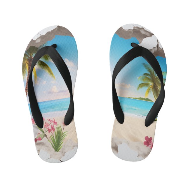 Les tongs tropicaux pour enfants (Semelle)