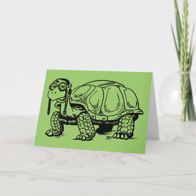 Les tortues sont COOL ! Carte de vœux (Devant)