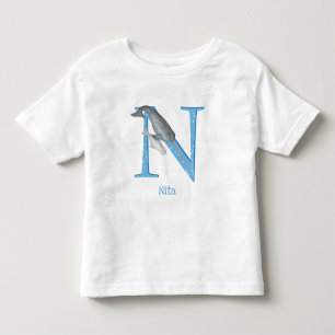 Les Tous Petits Animal ABC N est pour narval T-shirt