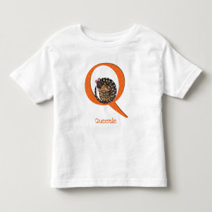 Les Tous Petits Animal ABC Q est pour quoll T-shirt
