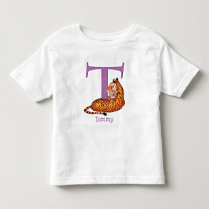Les Tous Petits Animal ABC T est pour tigre T-shirt