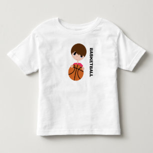 Les Tous Petits BALLON DE BASKET! T-shirt en jersey fin pour nourr
