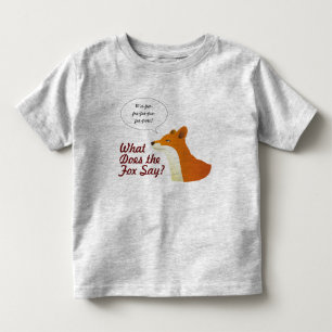Les Tous Petits Ce qui fait le Fox pour indiquer le T-shirt drôle