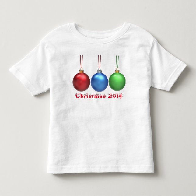 Les Tous Petits Conception Joyeux Noël, T-shirt pour tout-petit (Devant)