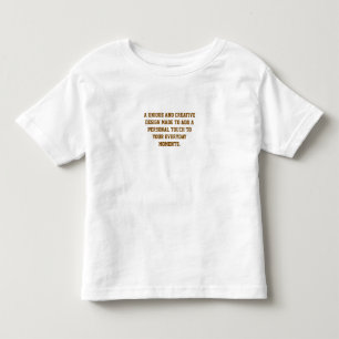 Les Tous Petits Créez Votre Propre T-Shirt en Coton Doux pour Tout
